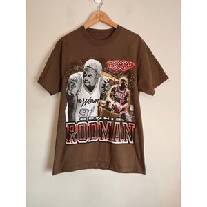 Vintage Rodman Apparel Dennis Rodman Graphic Tee Small